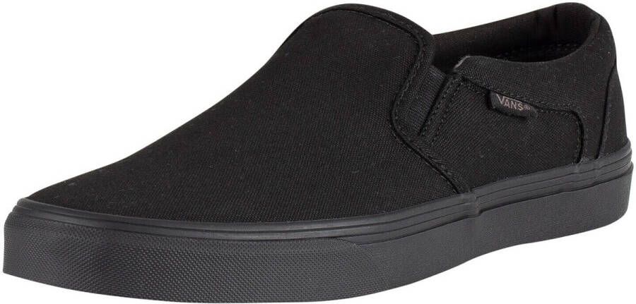 Vans Asher Canvas Heren Sneakers Black Black