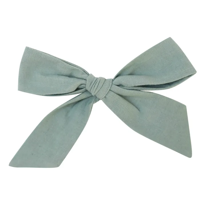 Lililotte Exclusivité Lililotte x Smallable - Chouchou Noeud Billie | Vert Eucalyptus
