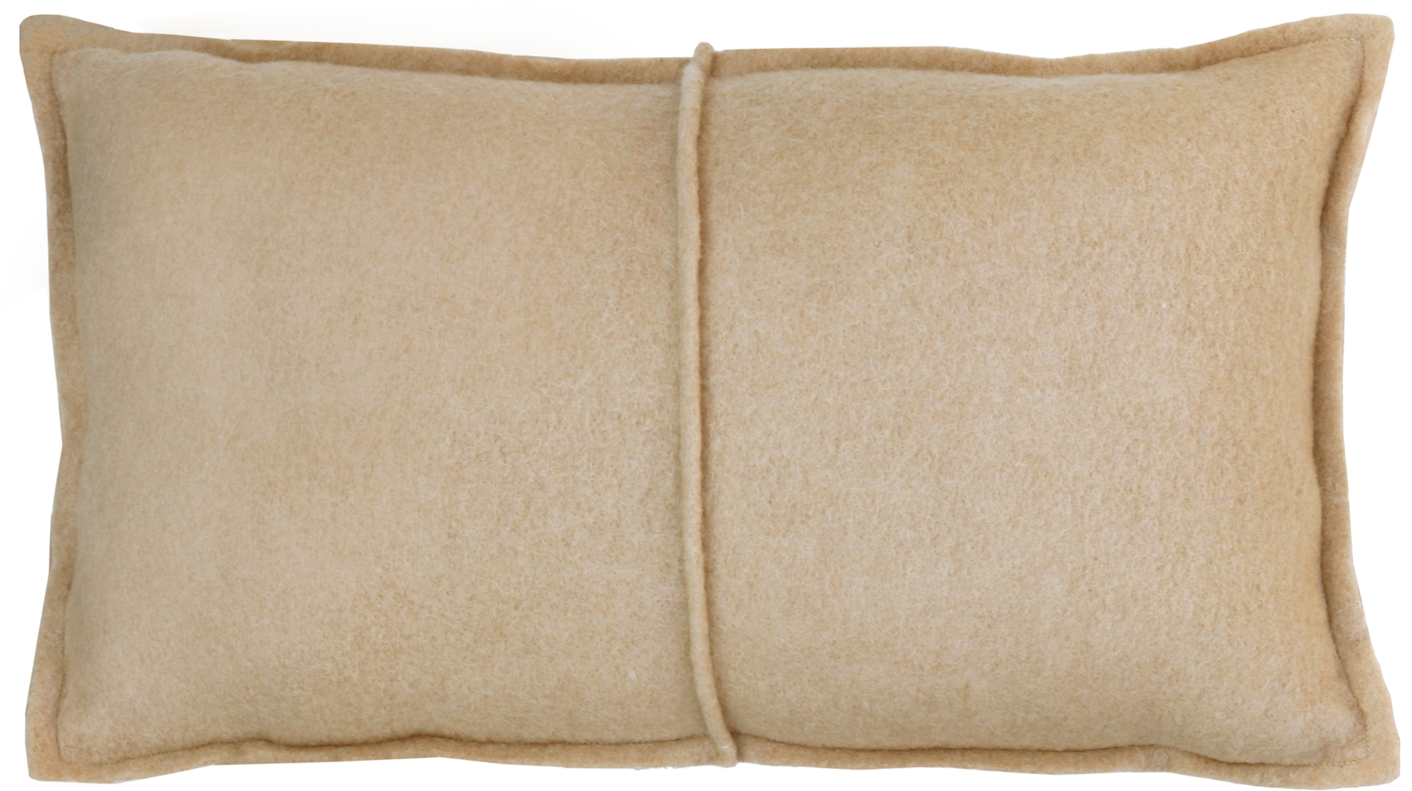 Kussen wol licht camel 40x60cm