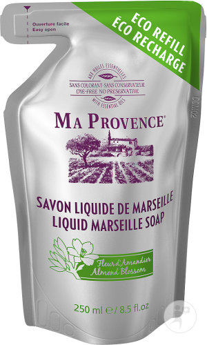 Ma Provence Savon Liquide De Marseille Amande Recharge 250ml