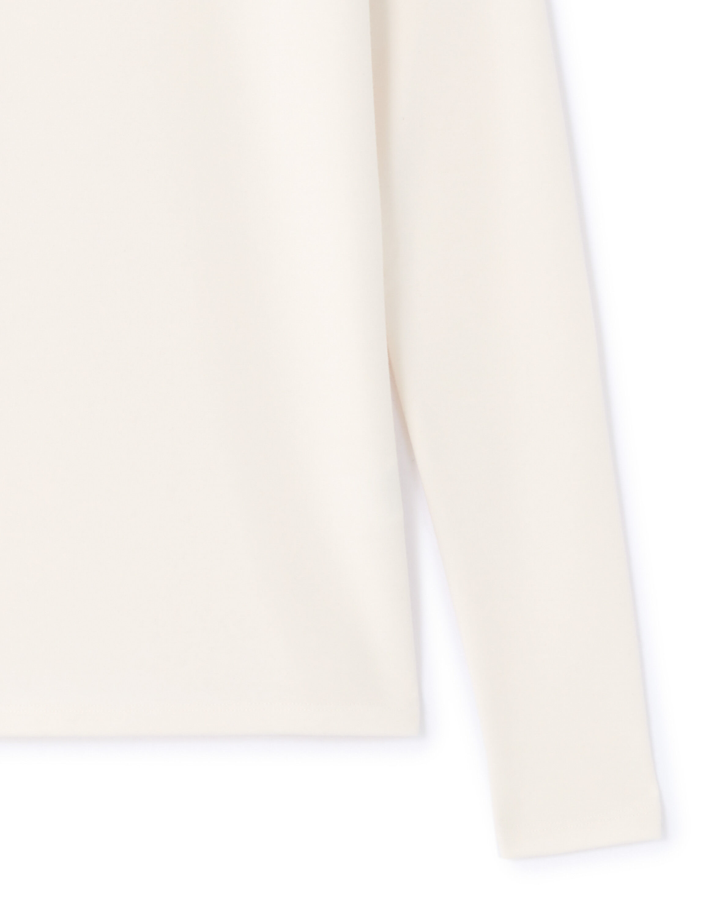 T-shirt col rond warmwear Niveau 2 - écru