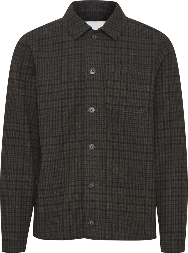 Casual Friday CFJILLIAN checked jacket Dark grey melange