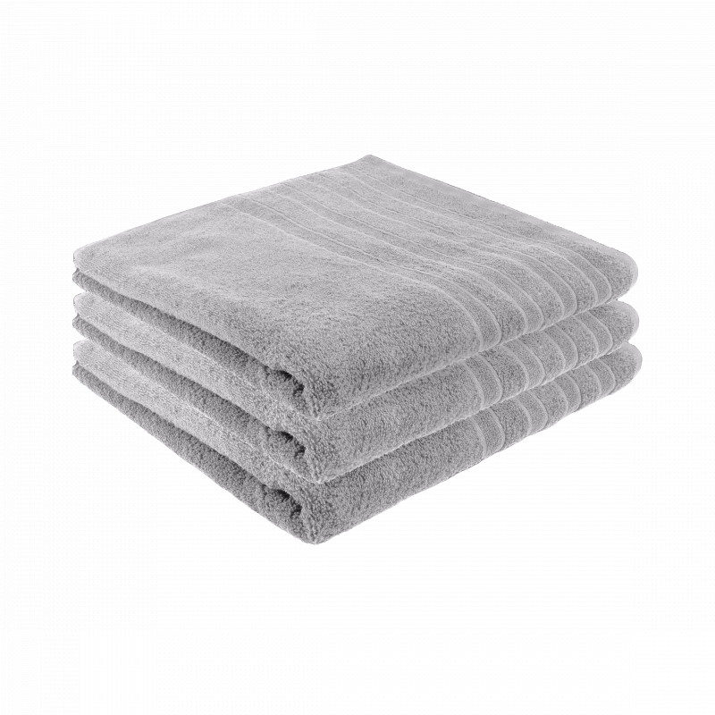 Pure4u set van 3 luxe hotel handdoeken - Grijs