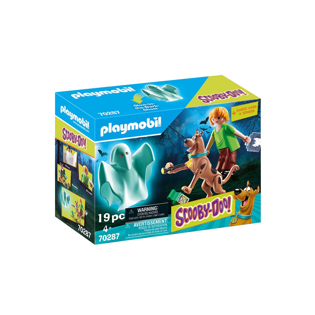 SCOOBY-DOO! Scooby & Sammy avec fantôme Playmobil 70287