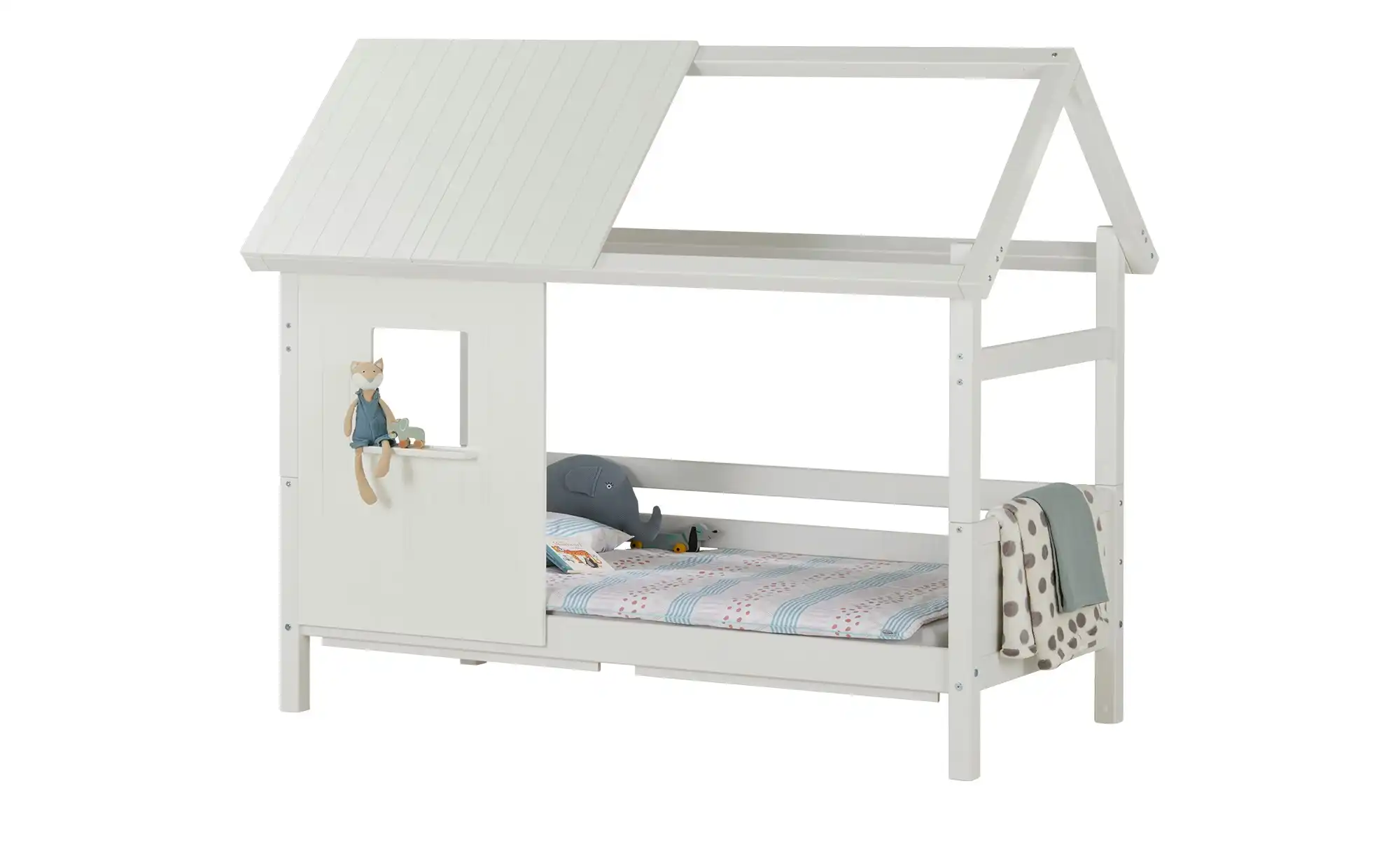 FLEXA Kojenbett mit Dachaufbau Hygge