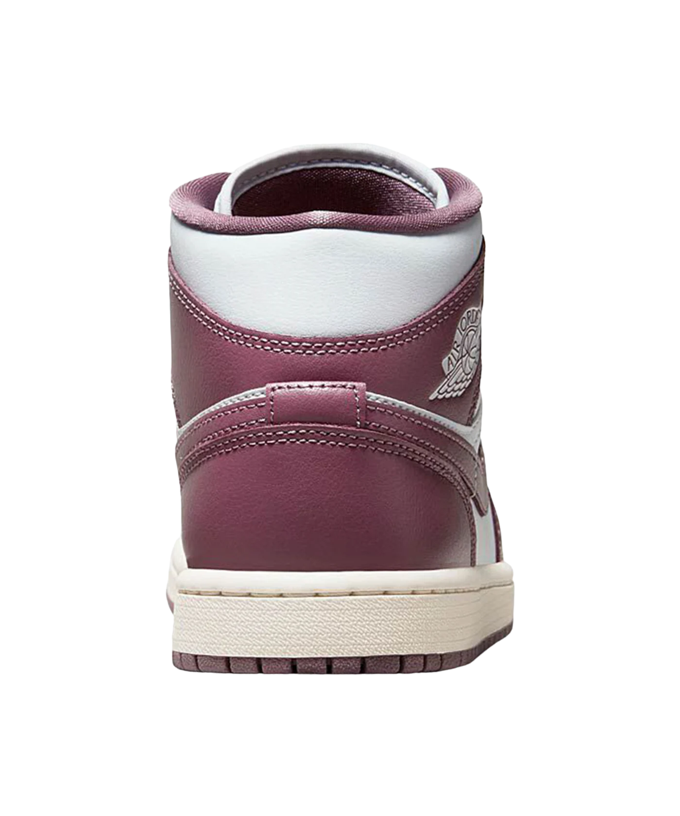 Jordan Air 1 Mid Damen Weiss Lila F050