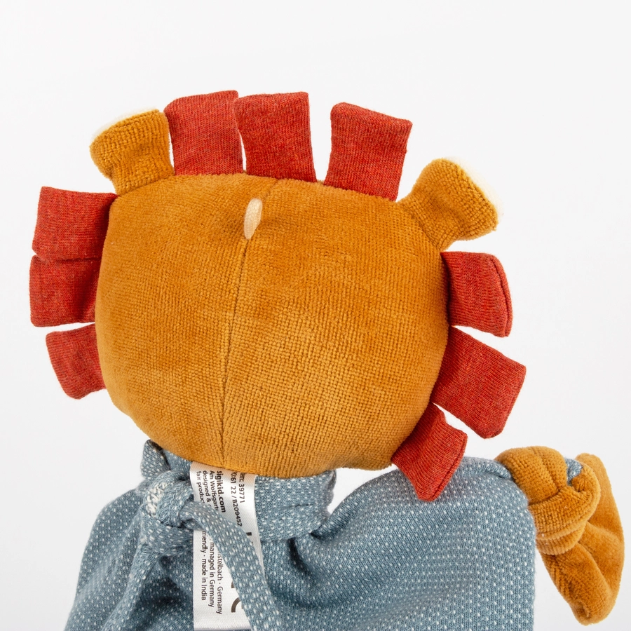 sigikid® Schnuffeltuch Löwe Yellow blauorange
