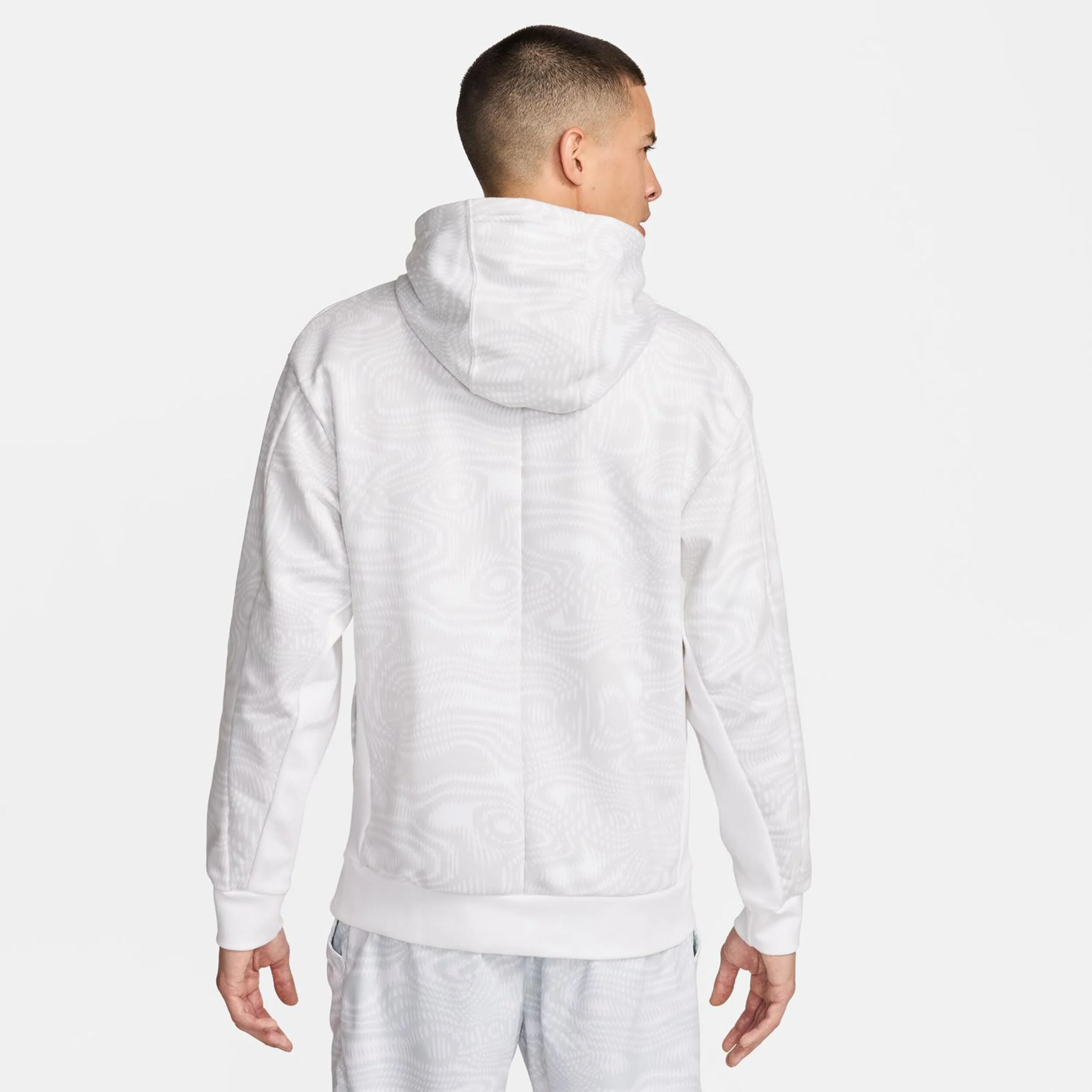 Nike Dri-Fit Heritage Fleece Sweat À Capuche Hommes - Blanc