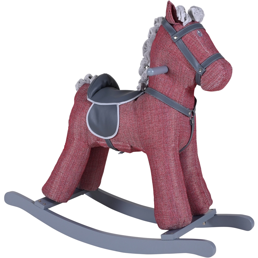 knorr toys® Schaukelpferd Pink horse rot