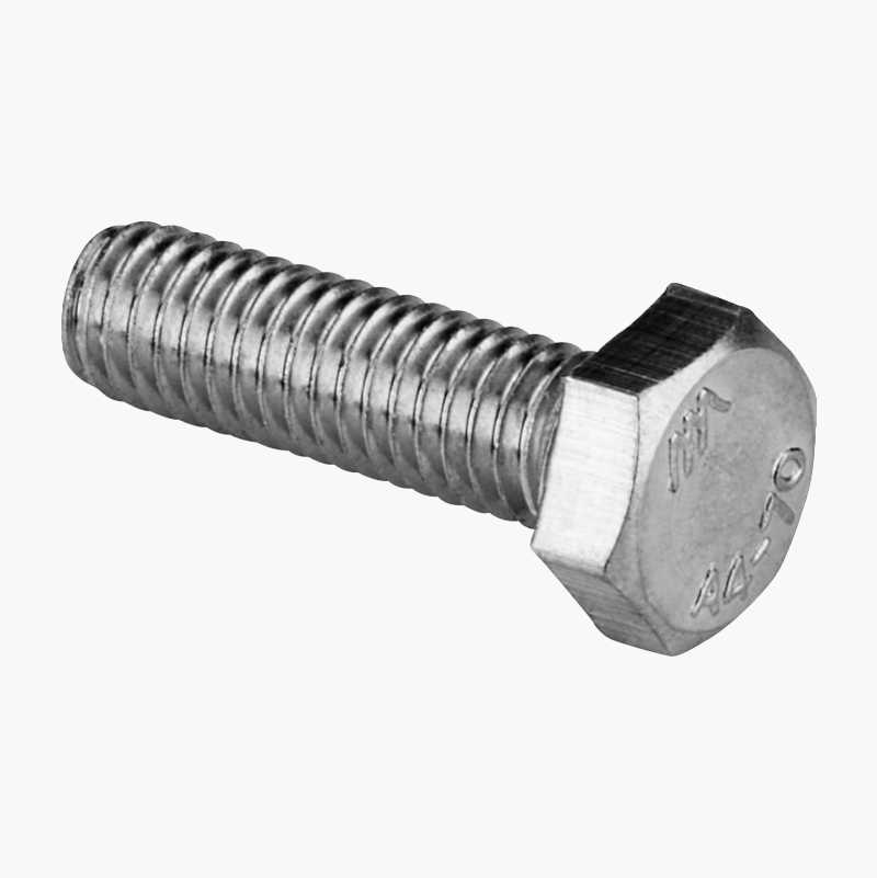 Sekskantskrue M6 x 20 mm, A4, 25 stk.