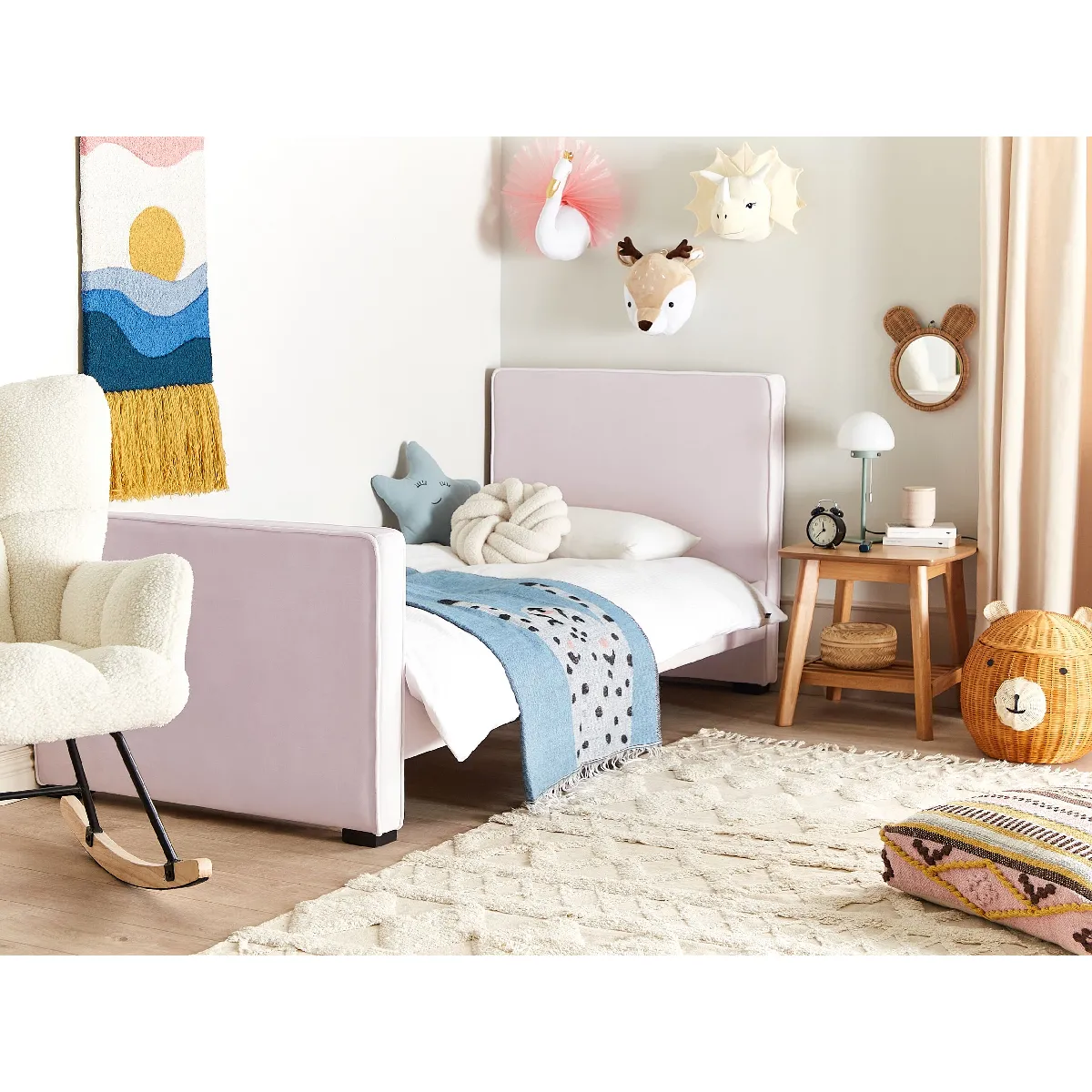 BELIANI Lit TEENIE - Rose pastel