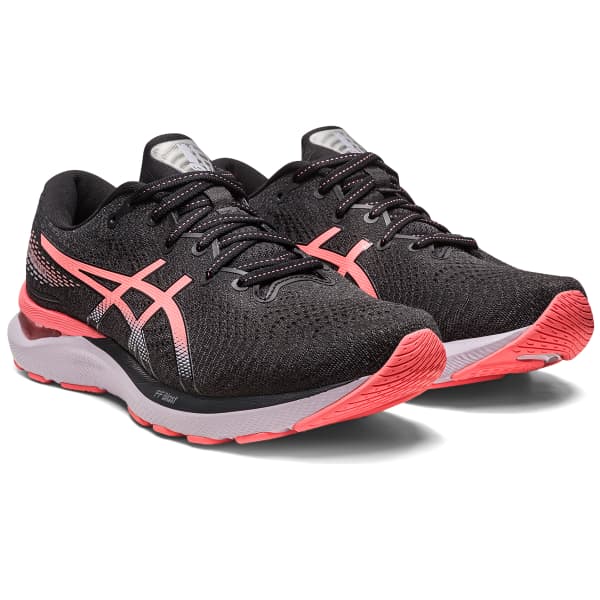 Chaussure running ASICS GEL-CUMULUS 24 W BLACK/PAPAYA