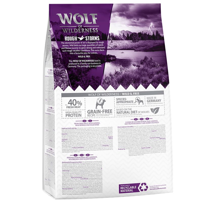 Wolf of Wilderness Rough Storms, canard