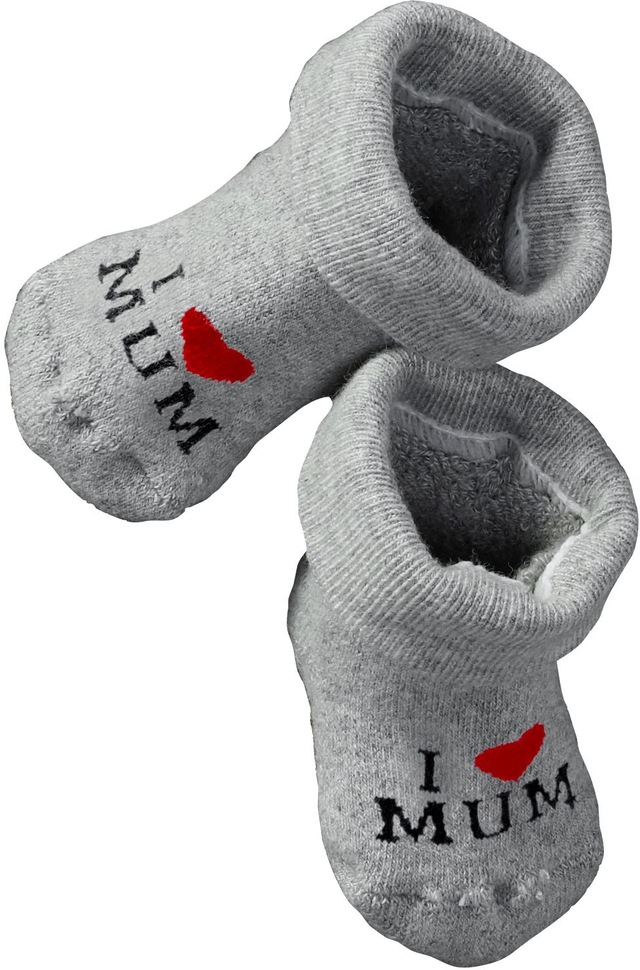 Vivance Umschlagsocken Packung, 4 Stk. tlg. mit Umschlagbündchen mit eingestricktem Spruch