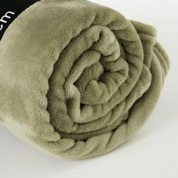 Fleece plaid l.groen - l180xb130cm