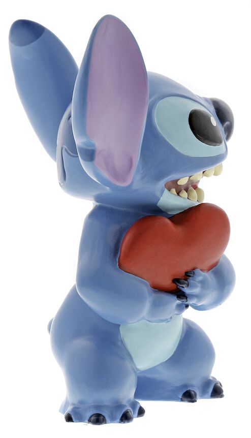 Figurine Stitch & Cœur | Lilo & Stitch Statuette