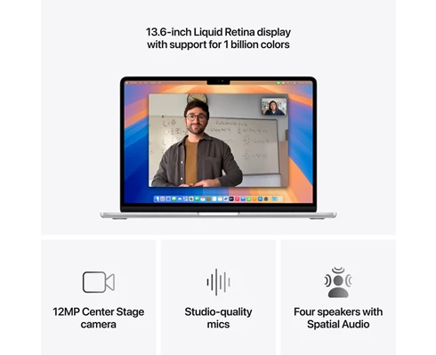 Apple 13-inch MacBook Air: Apple M4 chip with 10-core CPU and 10-core GPU, 24GB, 512GB SSD - Silver