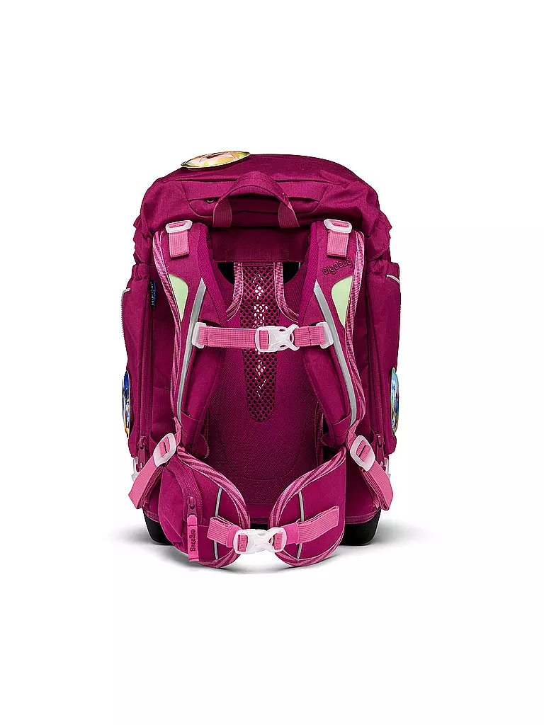ERGOBAG Schultaschen Set 5tlg PACK Eco Hero - WaldzauBär  beere