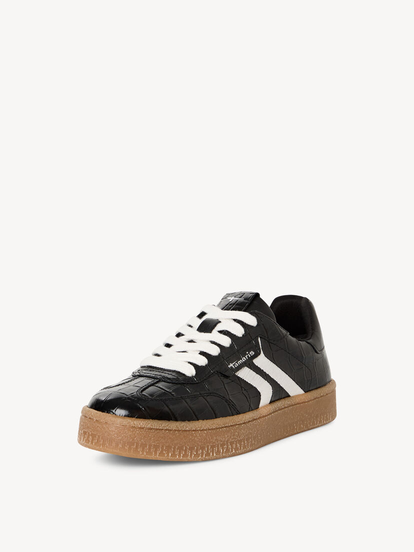 Leren Sneaker - zwart