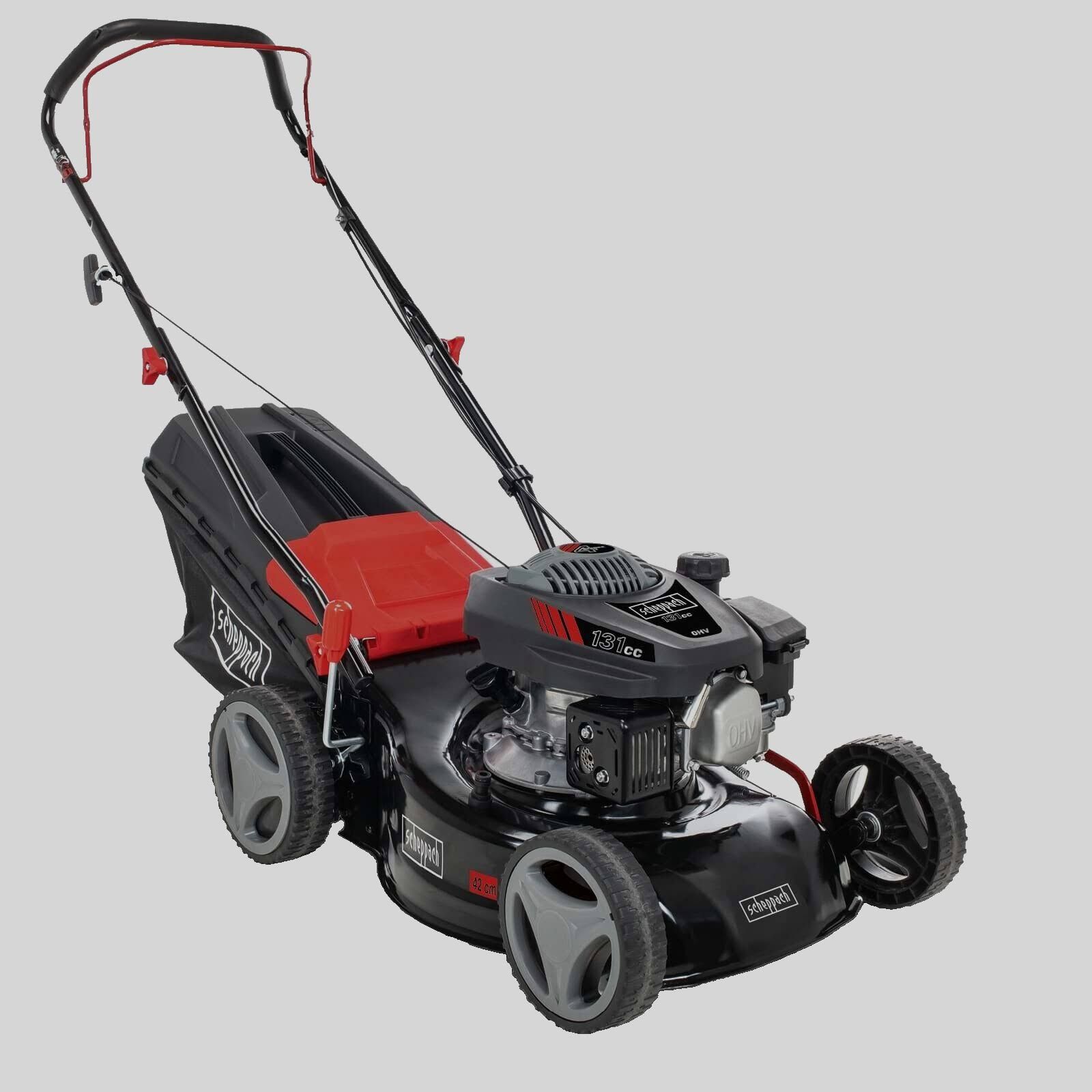 Scheppach Benzin Rasenmäher RM420 3in1 3,3PS Schnittbreite 42cm Öl