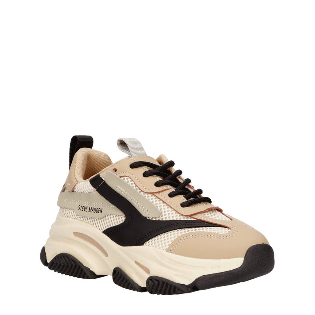 Steve Madden JPossessionchunky sneakers beige/zwart