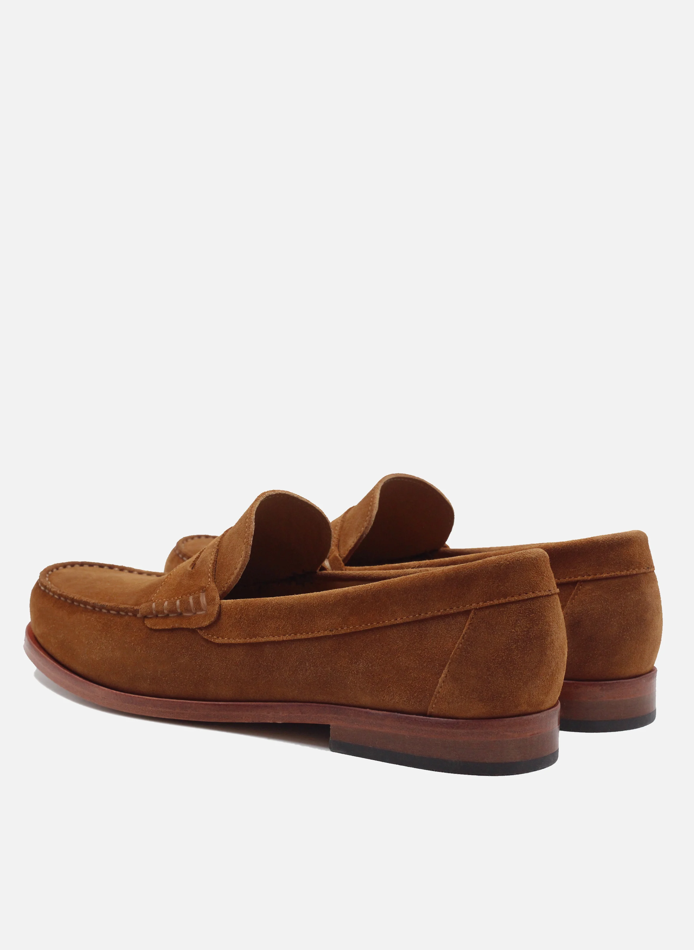 Mocassins urbains cuir daim | Marron