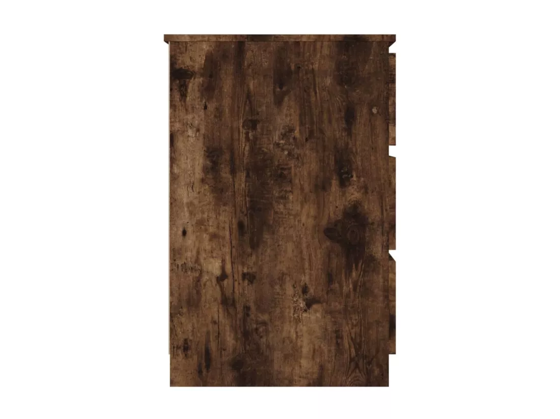 Bureau Chêne fumé 140x50x77 cm Bois d'ingénierie