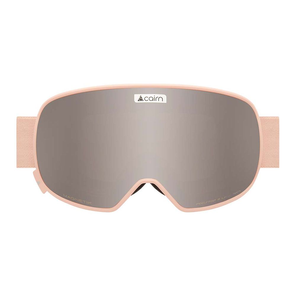 Cairn MAGNETIK - Masque ski + écran supplémentaire Homme mat powder pink silver/smoke