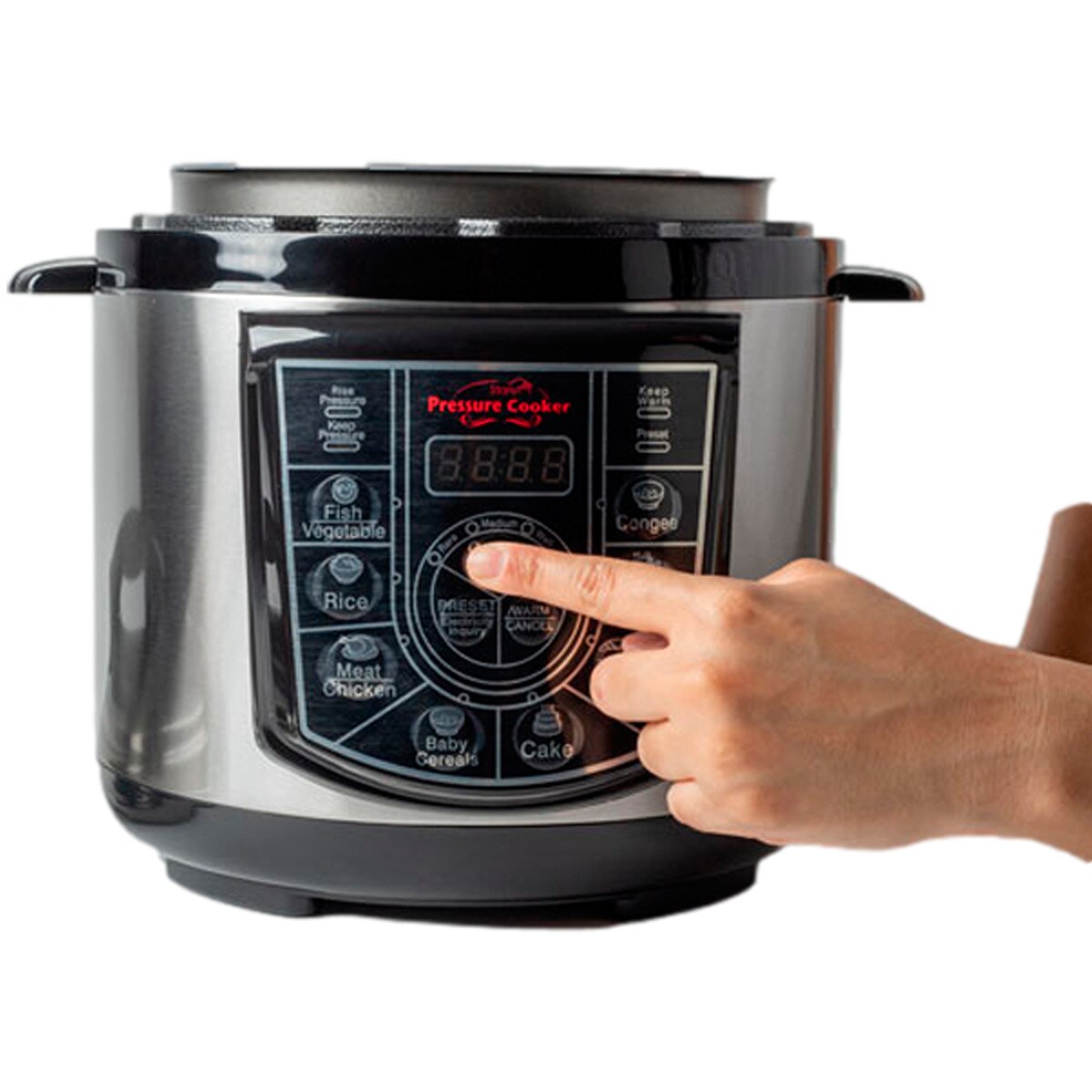 Starlyf® Multikocher - Schnellkochtopf - Reiskocher edelstahl Pressure Cooker
