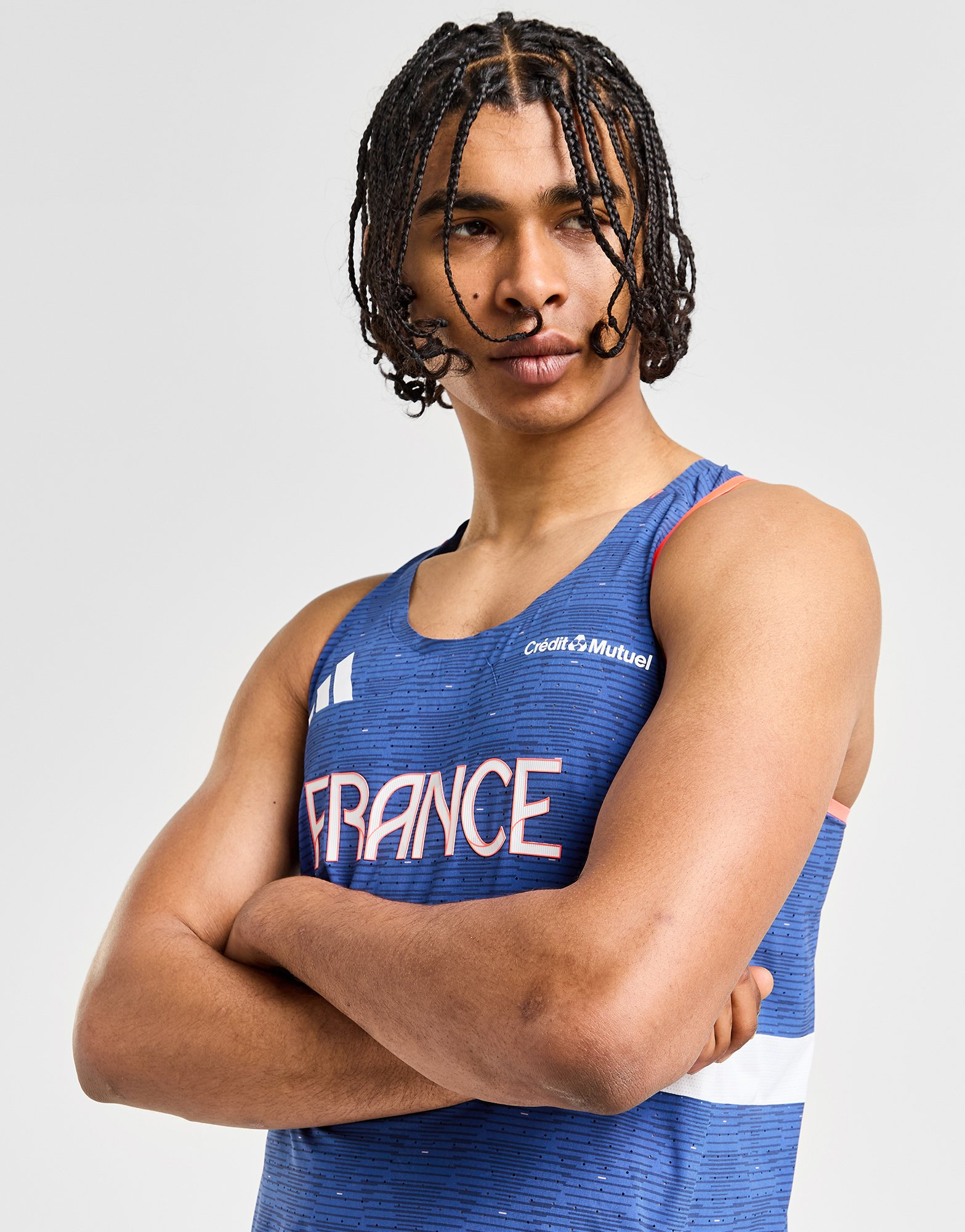 adidas Débardeur équipe de France athlétisme Hommes