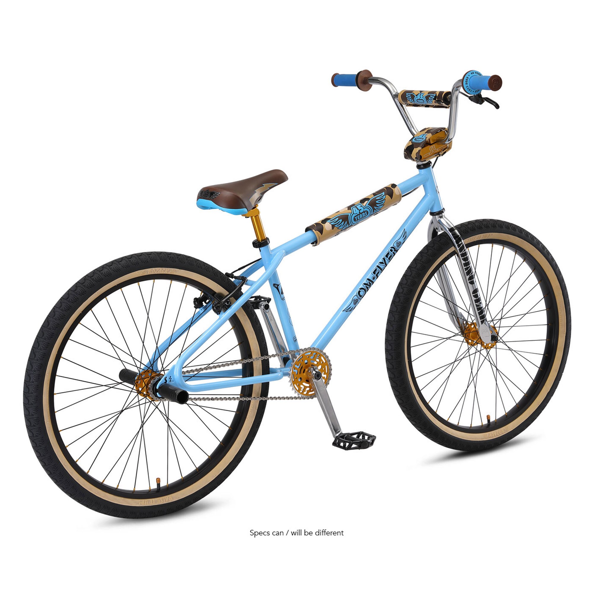 SE Bikes OM Flyer BMX Fahrrad Cruiser Erwachsene Jugendliche ab 160 cm 26 Zoll retro mit Wheelie Pegs
