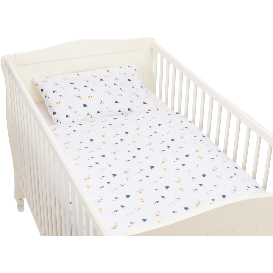 fillikid Bettwäsche Set 100 x 140 cm weiß