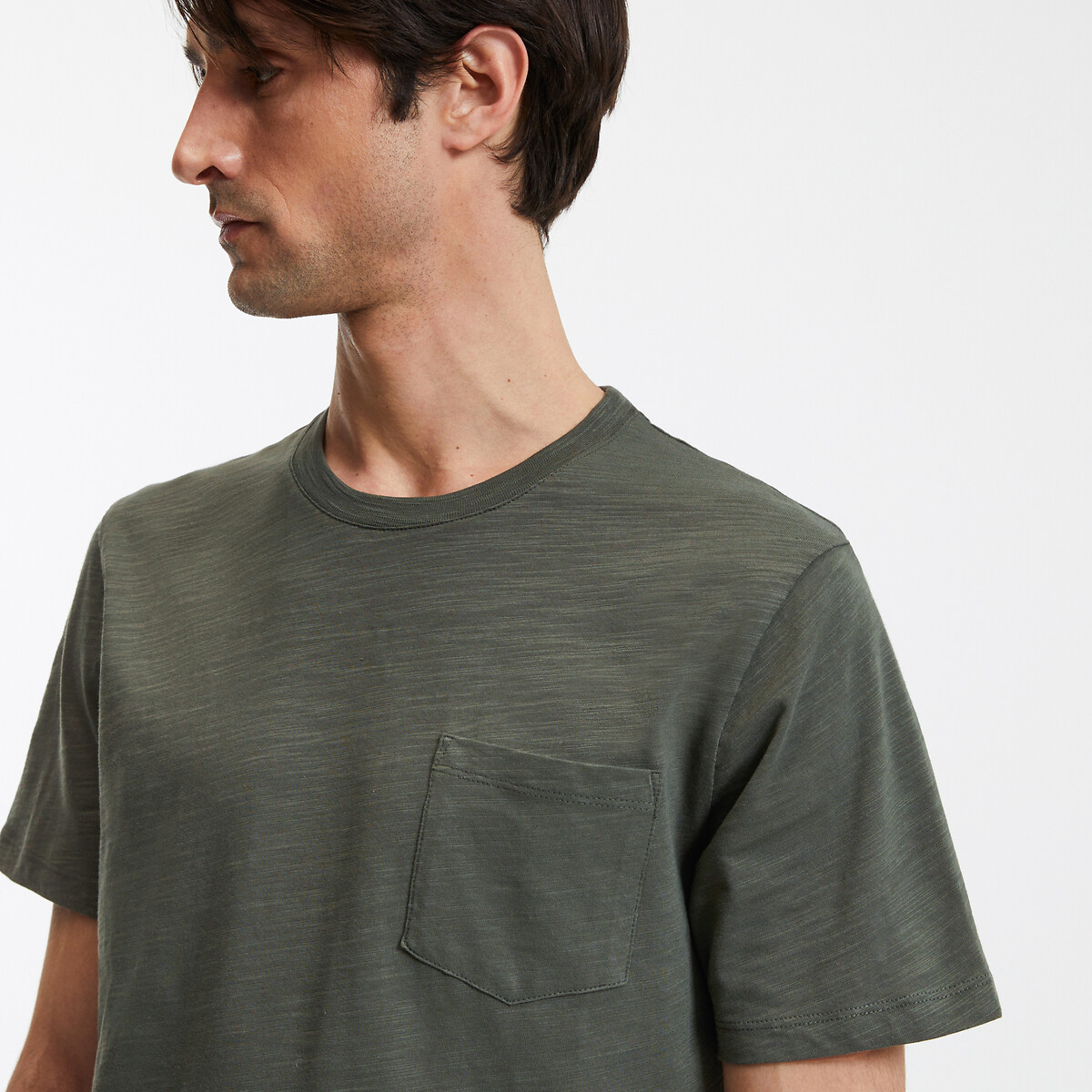 COLEÇÃO LA REDOUTE<br>Camiseta com gola redonda e mangas curtas