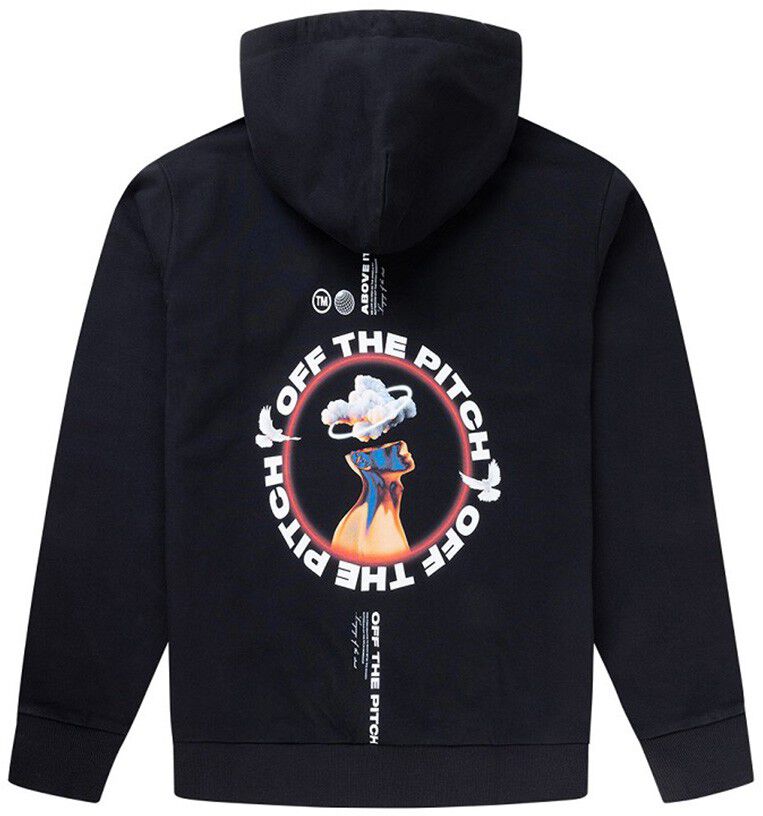 Off The Pitch Sky- High Hood zwart