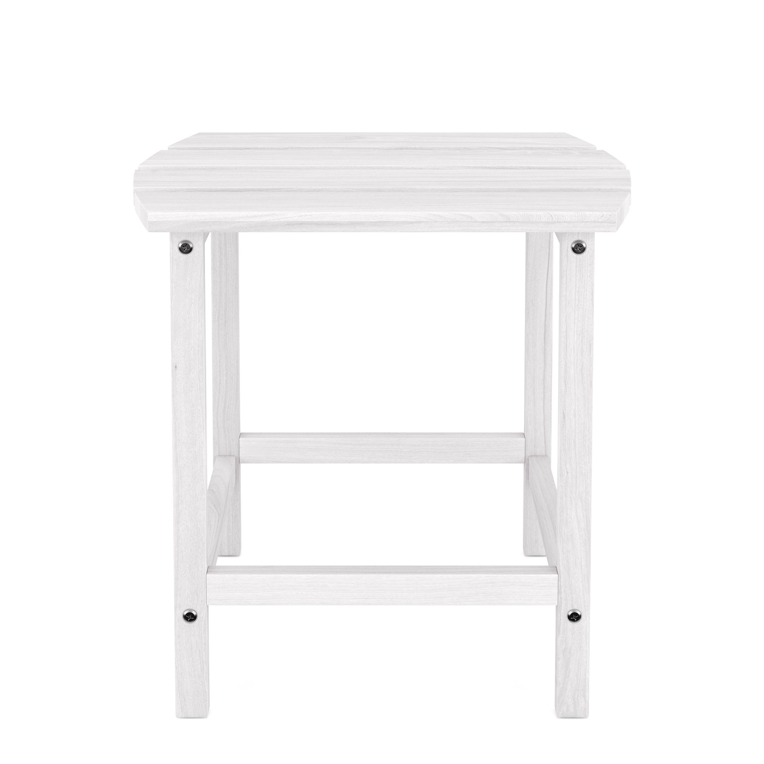 Beistelltisch ADIRONDACK 48 x 38 cm weiss