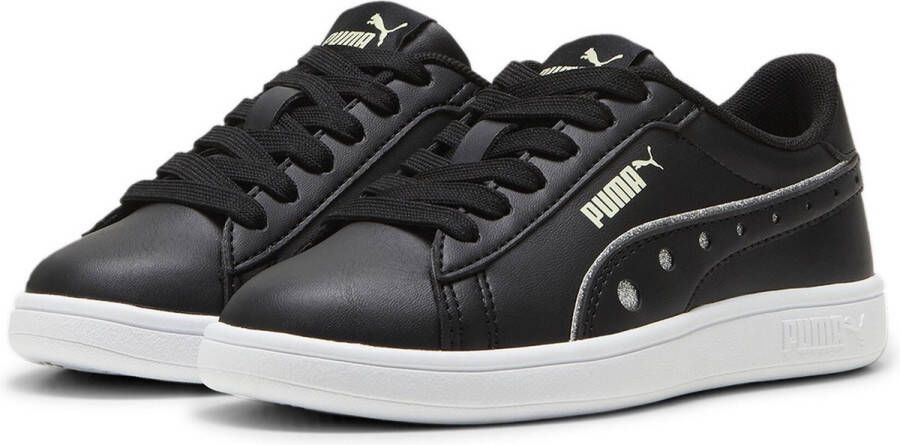 Puma Smash 3.0 Dance Party sneakers zwart wit groen Imitatieleer 31