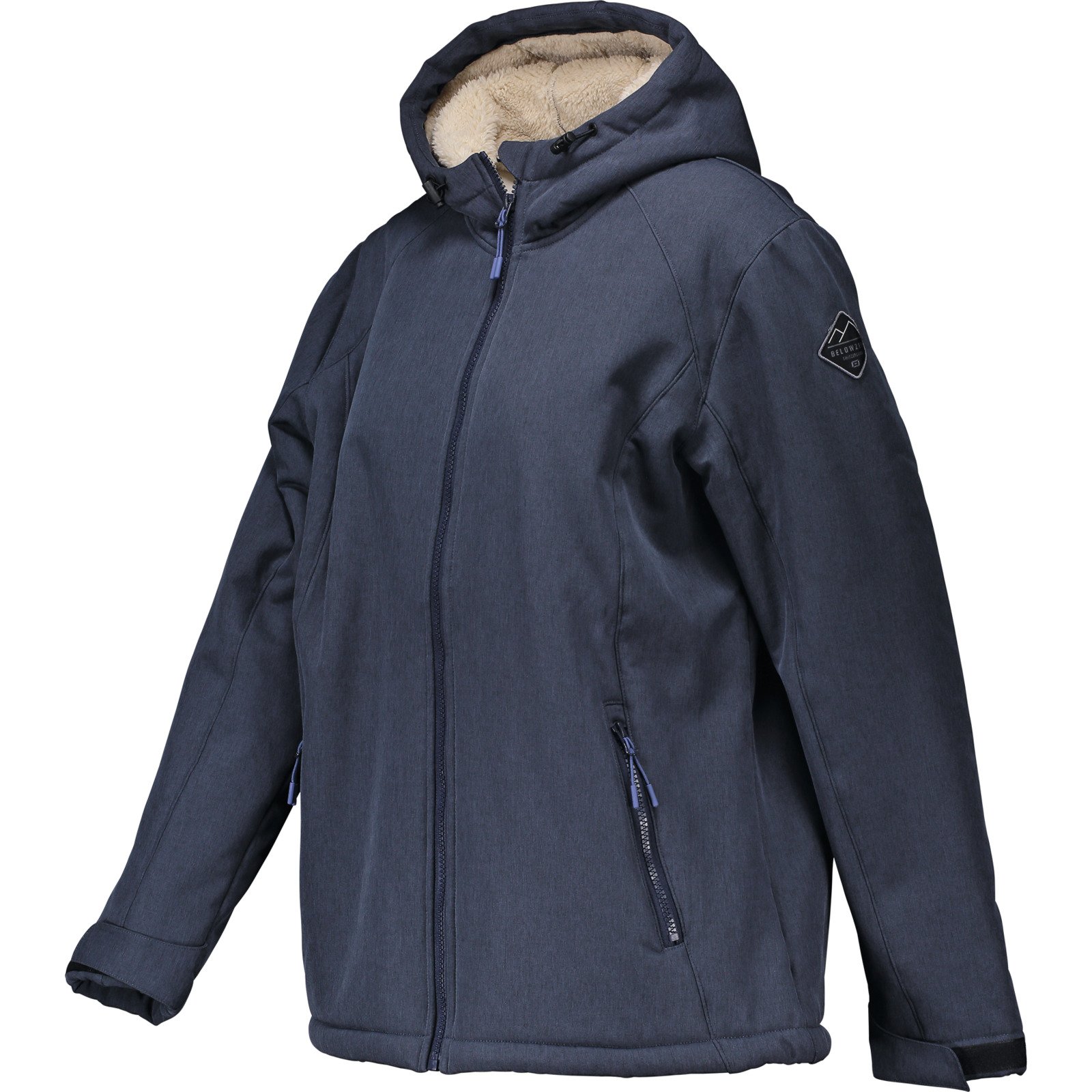 Belowzero Damen-Softshelljacke Isabell L, dunkelblau