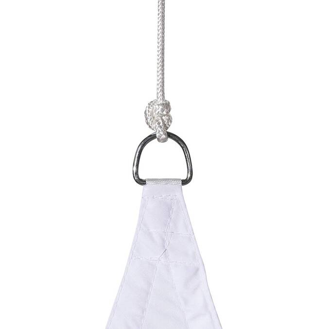 Voile d'ombrage triangulaire CURACAO Blanc