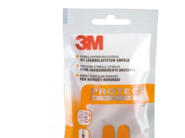 3M 1100C, Engangsøreplugg, Oransje, 37 dB, Skum, Blister, 10 stykker