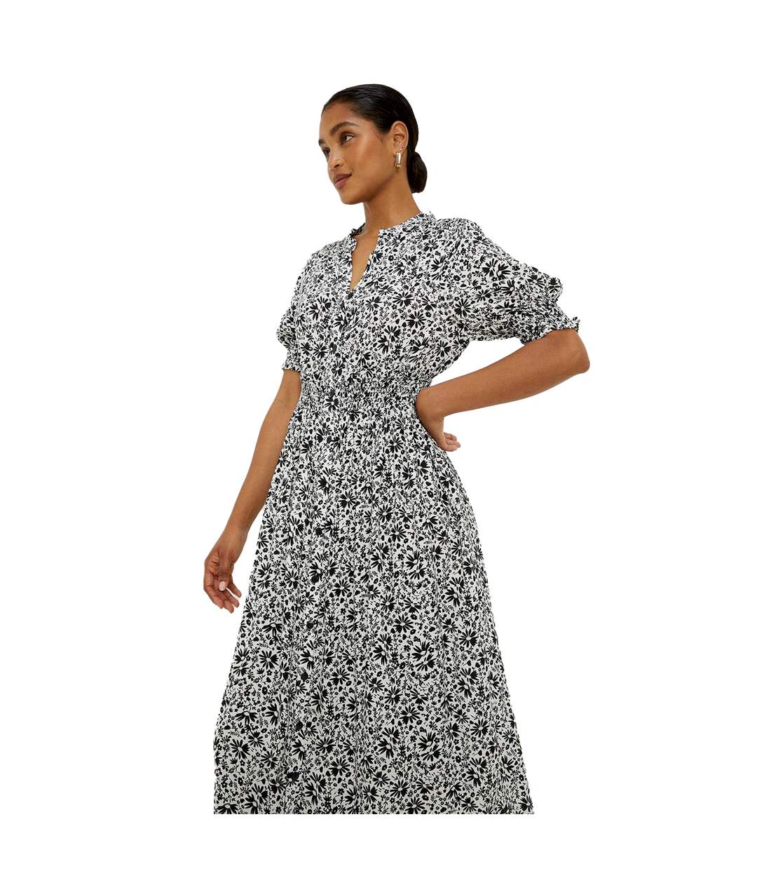 Dorothy Perkins - Robe chemisier - Femme (Noir / Blanc) - UTDP3582