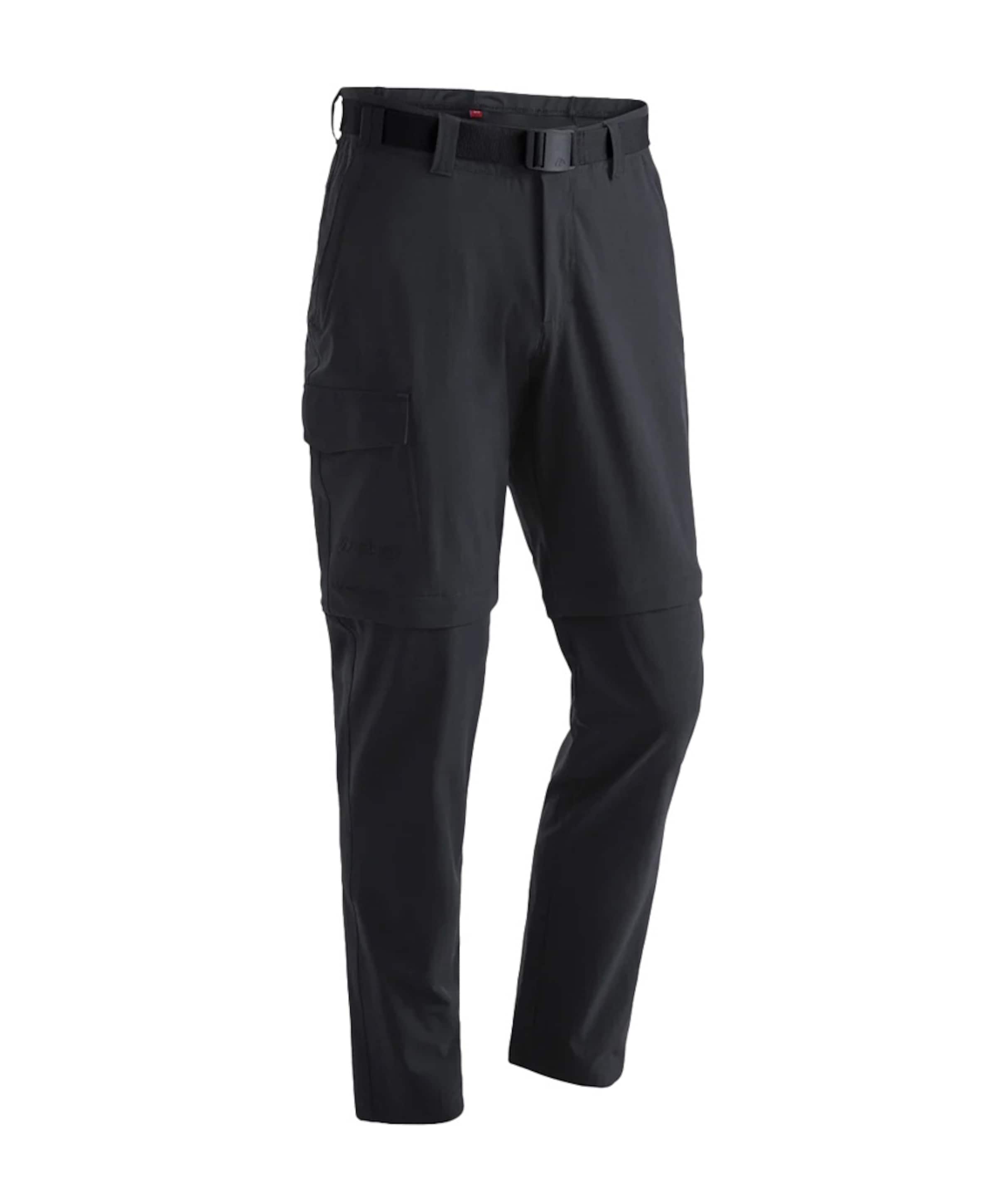 Maier M Pant Zip stretch Torid slim zip heren broek zwart