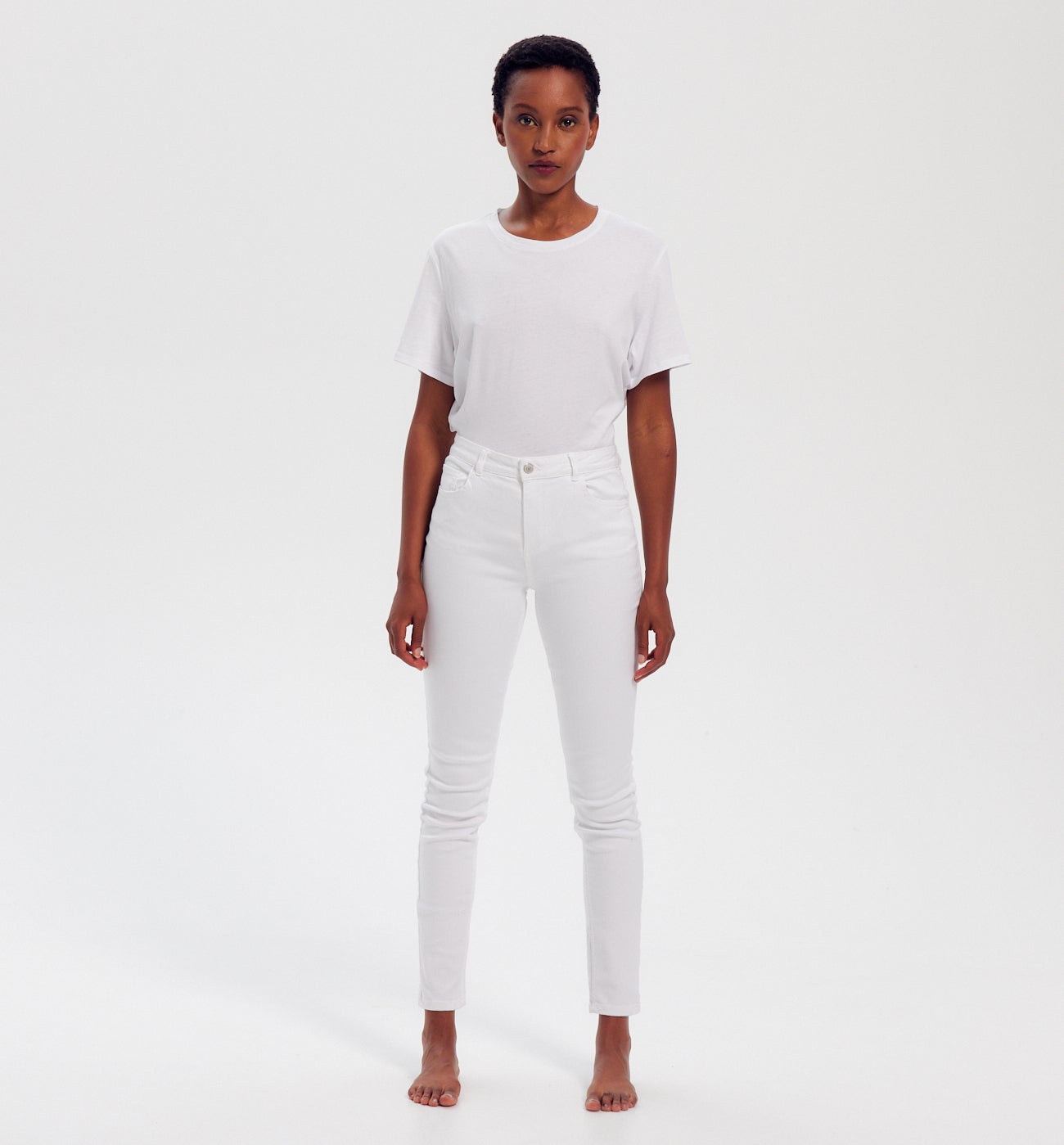 Jean skinny femme GASPARD - Blanc