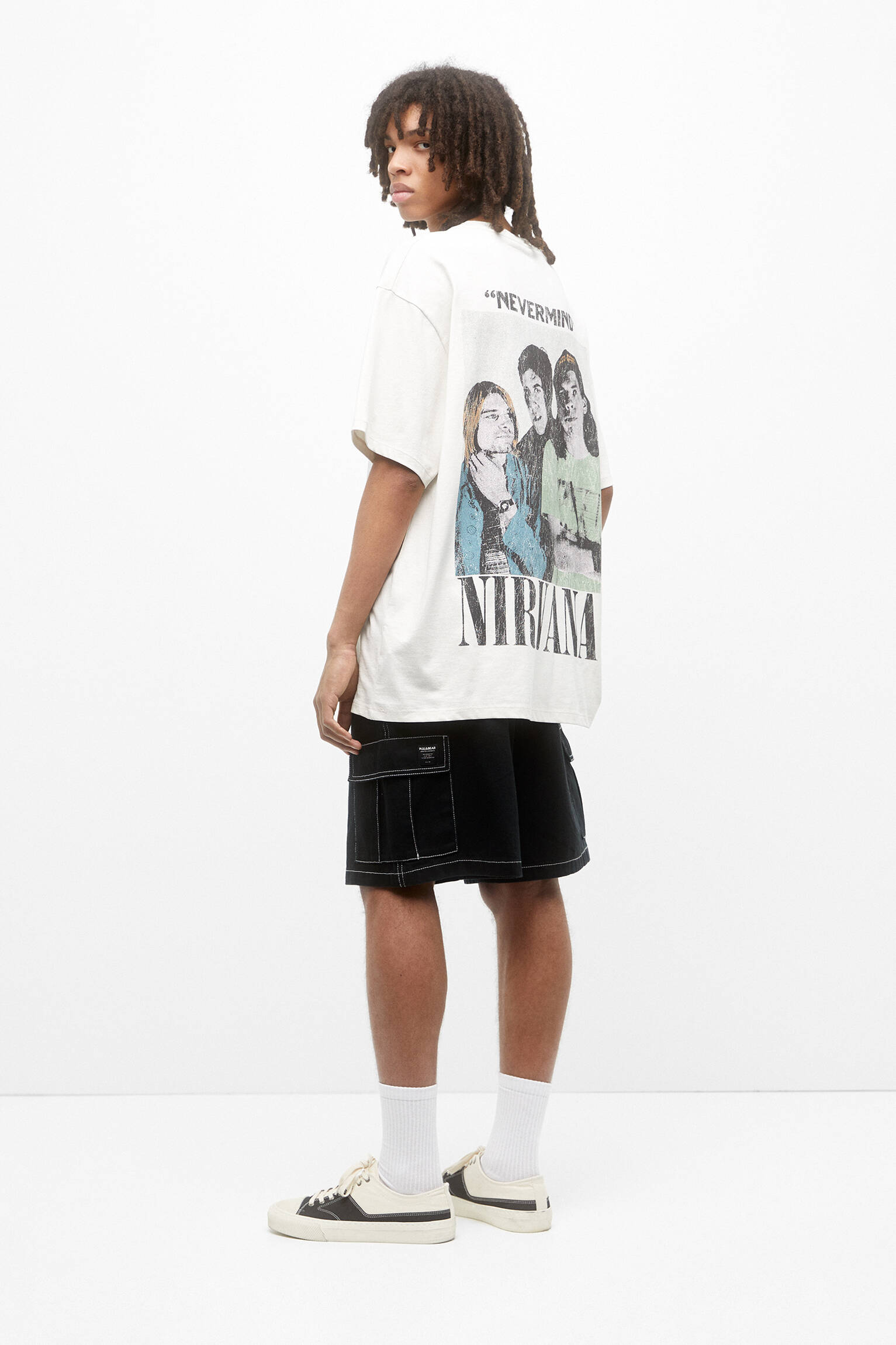 CAMISETA DE MANGA CURTA NIRVANA - AREIA