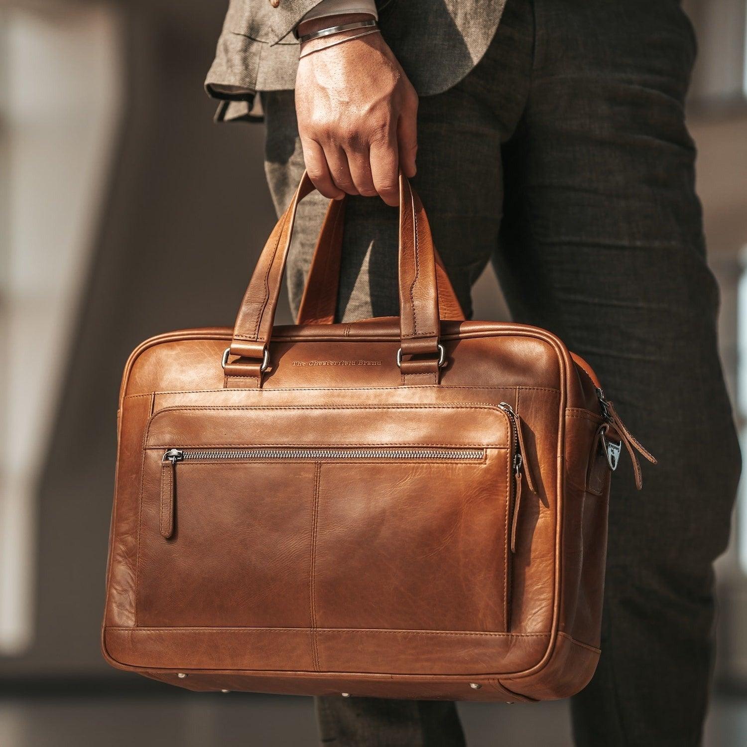 The Chesterfield - Singapore - Leren Werktas 15