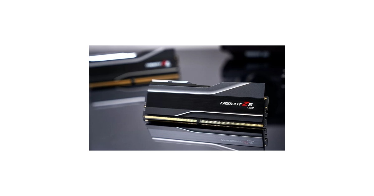 G.Skill64 GB DDR5-6000 Kit werkgeheugen  (Zwart, F5-6000J3238G32GX2-TZ5N, Trident Z5 NEO, AMD EXPO)