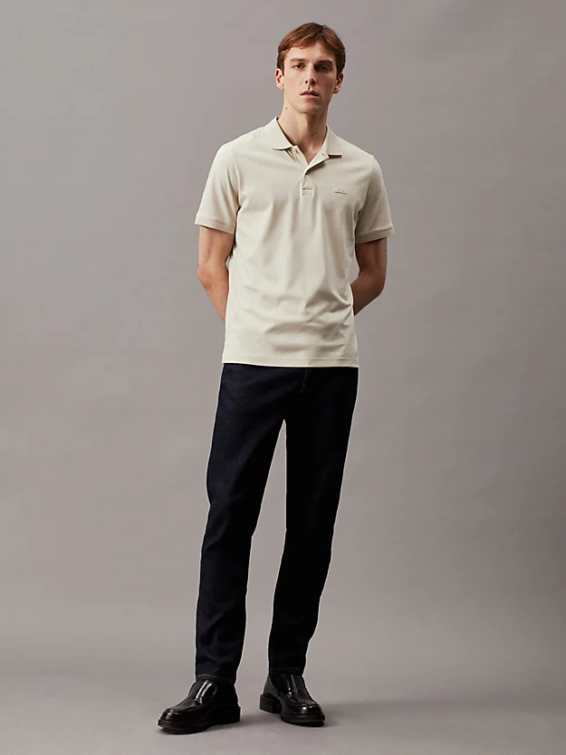 Camisa polo de corte justo