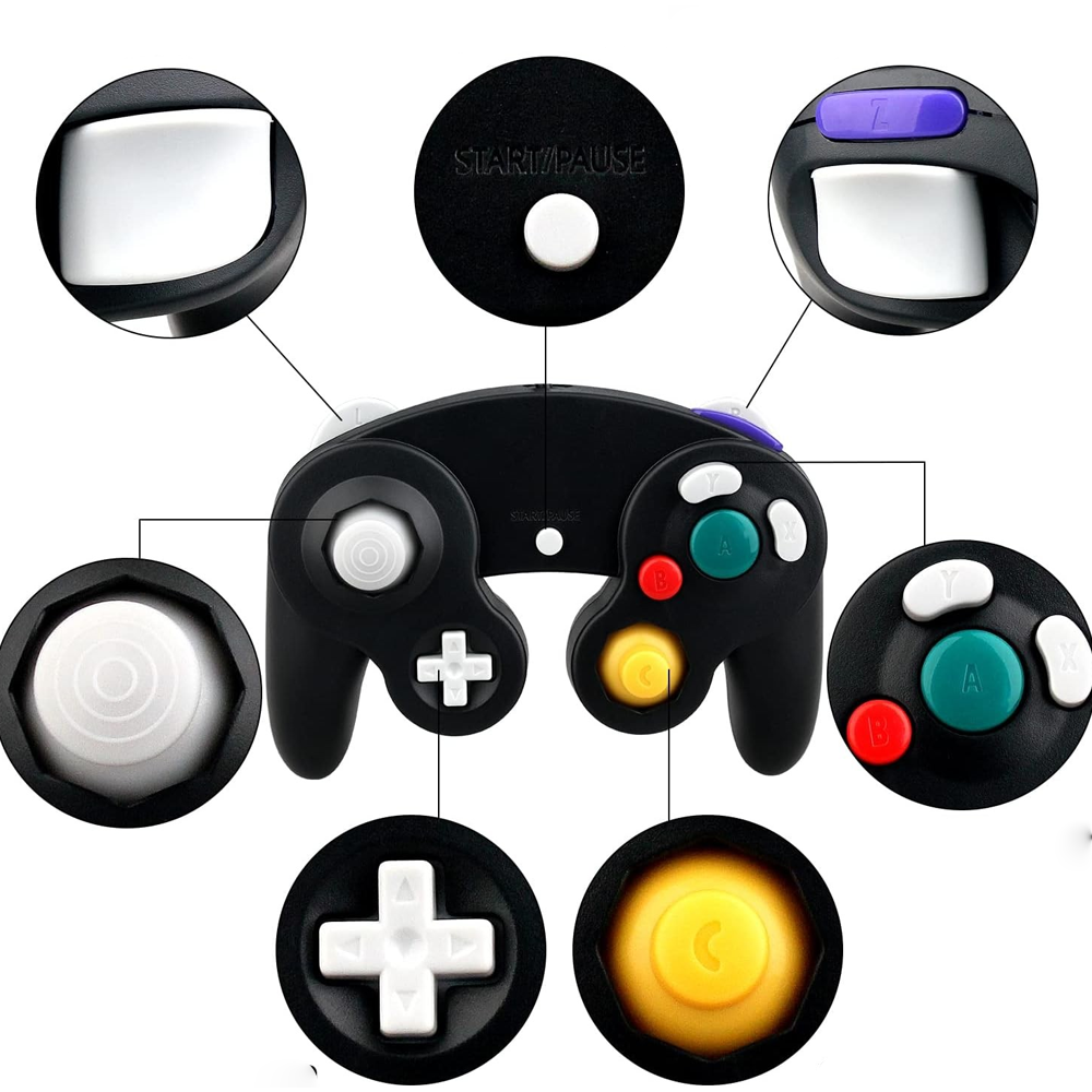 Nintendo GameCube NGC Gamepad Gaming Controller - Weiss