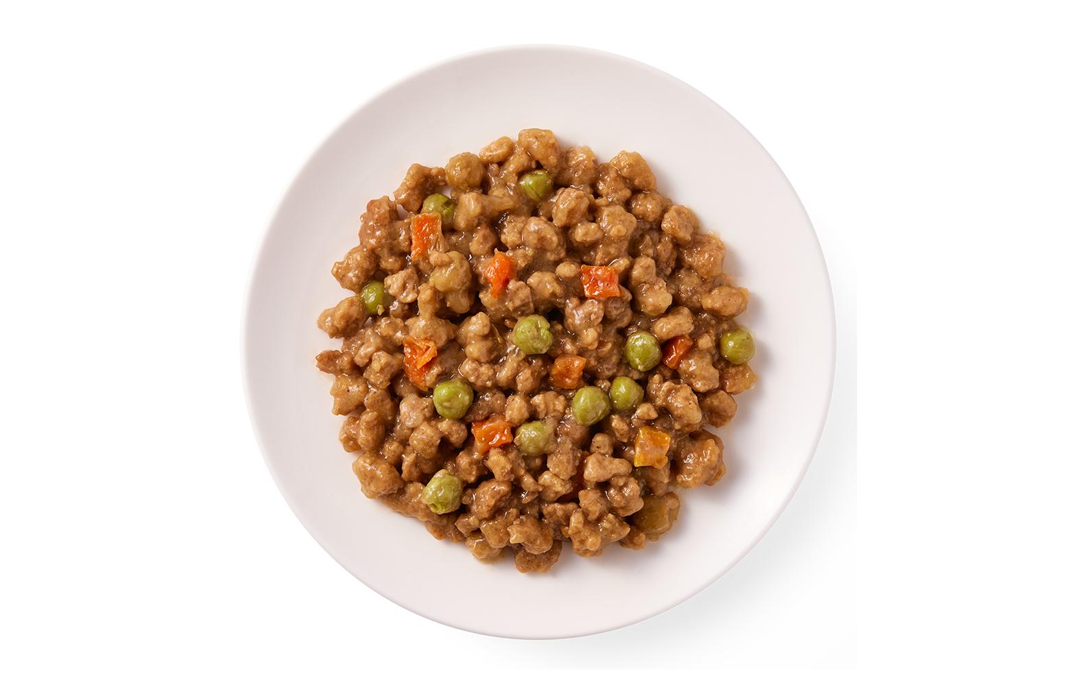 Nassfutter Bio Vega Bröckchen 150 gBio-Hundefutter für ausgewachsene Hunde