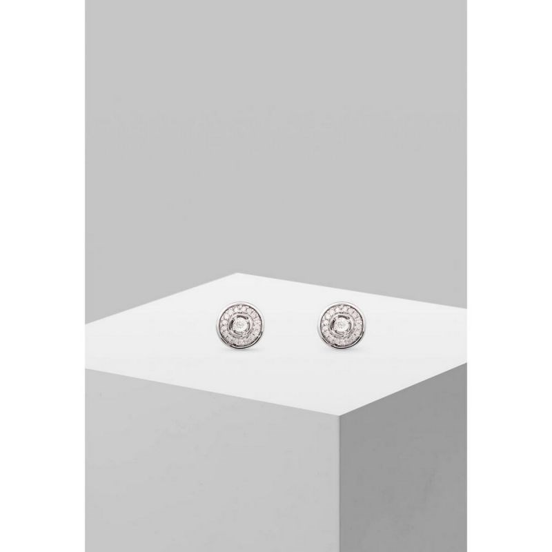 Boucles d'oreilles Or Blanc et Diamant