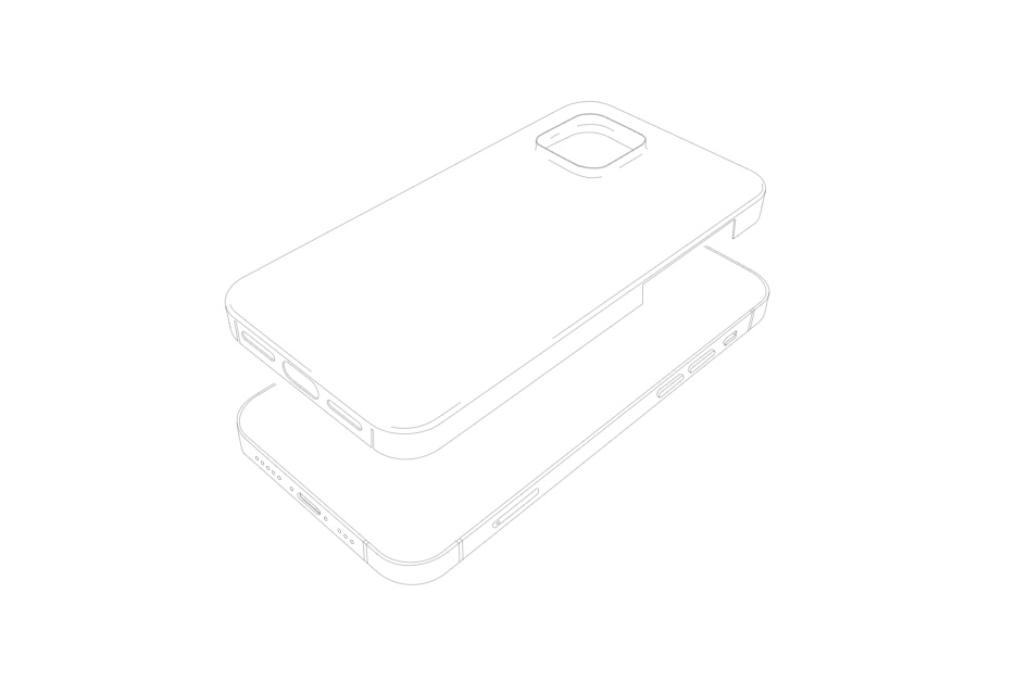 iPhone 13 Pro MagSafe Aramid Schutzhülle (60410191300001) - Schwarz (Carbon)